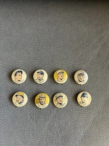 1930 Cracker Jack Baseball Pin Lot Of 8 - Picture 1 of 3