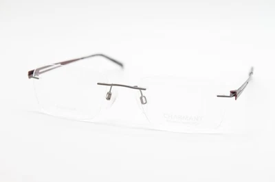 NUEVAS GAFAS ENCANTADORAS B-TITANIUM CH10966 DG GRIS OSCURO ROJO AUTÉNTICAS 53-19 Foto 1 de 4