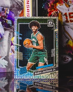 2023-24 Panini Donruss Optic #249 Andre Jackson Jr. Silver Mojo Prizm - Foto 1 di 2