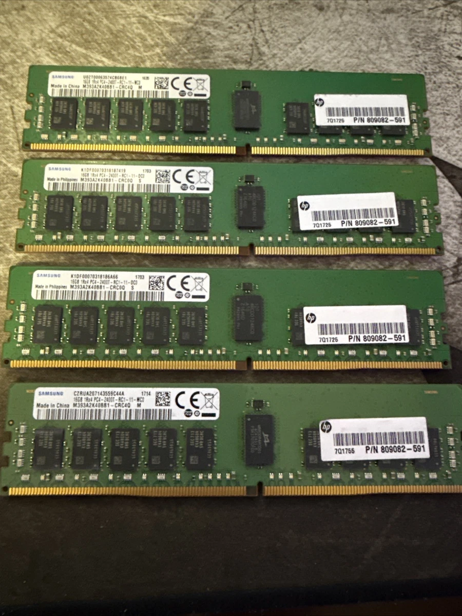 合計32GB 16GB×2 ECC Unbuffered SAMSUNG2R×8 Samsung ECC Network Server Memory 4 Modules for sale | eBay