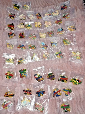 New Complete Set of 1997 QVC 50 in 50 Local Tour Pins - All 50 States in bags - Image 1 of 4