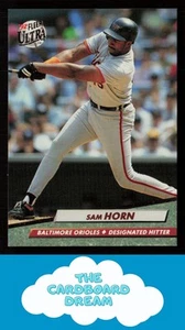 Sam Horn 1992 Ultra #6 Baltimore Orioles Baseballkarte - Bild 1 von 2