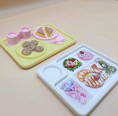 Barbie & Loving Family Food Trays Lot Mattel Fisher Price - Image 1 of 4