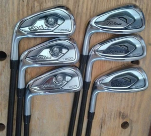 Lefty Titleist T200 Iron Set 6pcs 5-Pw Flex S Stiff KUROKAGE 60i - Picture 1 of 7