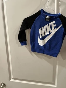 Nike Kids Sweatshirt Crew Neck, Long Sleeve Size 1-2 Years - Picture 1 of 4