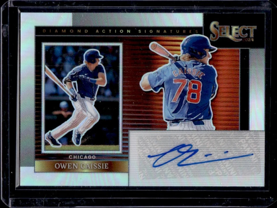 2024 Select Owen Caissie Diamond Action Signatures Auto #DAS-OC Cubs - Image 1 of 2
