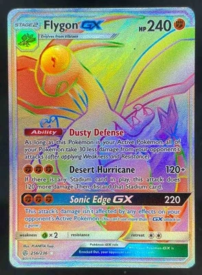 2019 Pokemon Sun & Moon Cosmic Eclipse Flygon Secret Rare #256/236 - Image 1 of 2