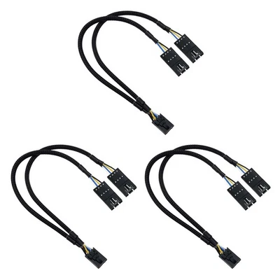 3X RGB Splitter for  RGB HUB, Lighting Node Core and ICUE  CORE XT 4 Pin9495 - Image 1 of 4