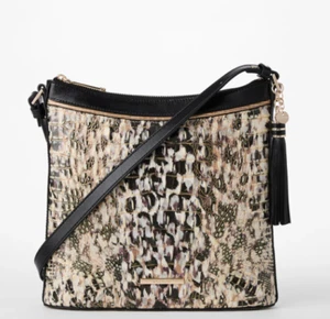 NWT Brahmin Multi Pellham Katie Leather Crossbody Messenger Bag purse $255 - Picture 1 of 4