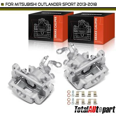 Brake Caliper with Bracket for Mitsubishi Outlander 2014-2018 Rear Left & Right - Image 1 of 4