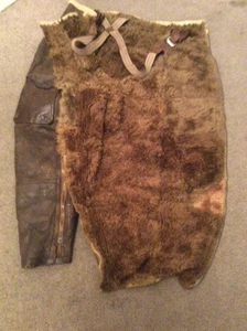 World War 2 RAF Irvin flying sheepskin trousers - Picture 1 of 10