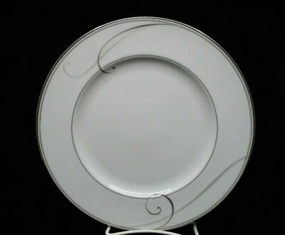 NORITAKE PLATINUM WAVE SALAD PLATE - 8 1/2" 0308F