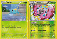 Pokemon Viola Complete Deck - Vivillon - Surskit - Scatterbug  - NM - 60 Cards