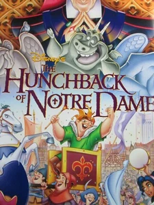 Disney HUNCHBACK OF NOTRE DAME Original THEATER-USED Movie Poster 27x40  #'d  C7 - Picture 1 of 12