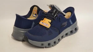 Zapatos sin cordones Skechers para hombre Glide-Step Pro manos libres, azul marino/carbón 7 M EE. UU. NUEVOS - Imagen 1 de 5