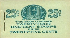 US #BK55 1c Washington Green Unexploded Booklet F-VF MNH $110 - Picture 1 of 2