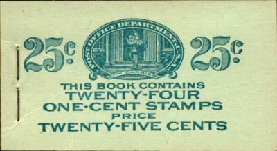 US #BK55 1c Washington Green Unexploded Booklet F-VF MNH $110 - Image 1 of 2