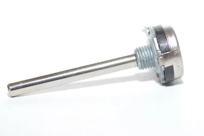 2x Vintage Potentiometer Piher, 5 kOhm lin., 4 mm Achse, Variable Resistor, NOS - Bild 1 von 4