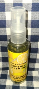 ALL NEW Sunshine & Lemons Anti-Bacterial Hand Spray 1 oz Bath & Body Works - Picture 1 of 1