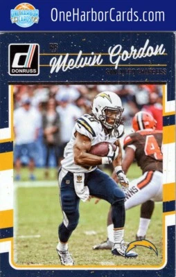 2016 Donruss San Diego Chargers #247 Melvin Gordon - Image 1 of 2