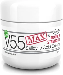 V55 MAX Double Strength Salicylic Acid Skin Cleansing Cream with Tea Tree Oil an - Picture 1 of 6