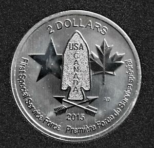 Devil's Brigade - 2015 Canada $2 Fine Silver Coin 1/2 oz. .9999