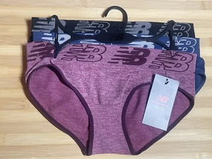 NEW BALANCE Women's Bikini Panties 3-Pack Multi-color Size M - Picture 1 of 3