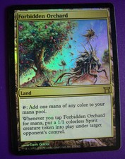 FORBIDDEN ORCHARD Champions of Kamigawa FOIL MTG Magic the Gathering Card PLD
