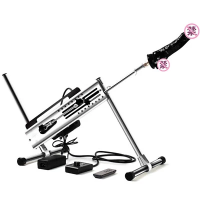 Automatic Sex Machine Use of Both Ends Dual Remote Control Stroke 15cm w/Dildos - Image 1 of 4