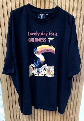 Lovely Day For a Guinness 官方 Toucan 图形 T 恤男式休闲 XXXL — 第 1/4 张图片