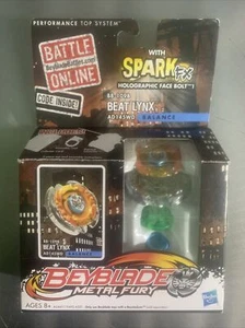Perno facial holográfico Beyblade BB-109B Beat Lynx AD145WD Balance Spark FX - Imagen 1 de 2