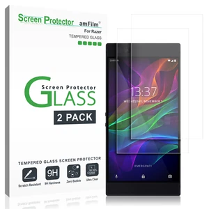 Razer Phone 2 / Phone amFilm Premium Verre Trempé Protecteur d'écran (Pack de 2) - Photo 1 sur 5