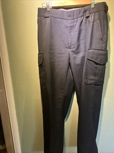 Blauer Police Security Pants Sz 33x28 7-Pocket Wool Blend Pant Dark Navy - Picture 1 of 15