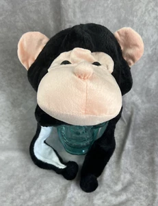 Monkey Plush Animal Winter Hat Warm Adult Beanie Flaps Ski Ear Flap - Picture 1 of 7