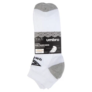 **10 PAIRS** MENS UMBRO TRAINER / NO SHOW SOCKS *100% GENUINE*   ** ALL SIZES ** - Picture 1 of 8