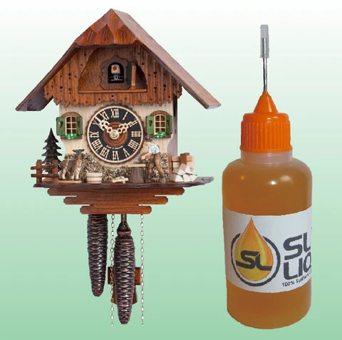 Slick Liquid Lube Bearings 100% Synthetic Oil for German and All Clocks Cover