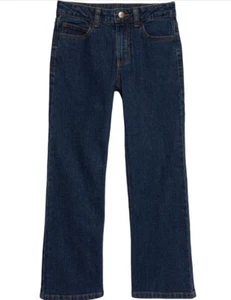Carhartt Girls Size 5 Blue Dark Wash Rugged Flex Relaxed Fit Bootcut Denim Jeans - Picture 1 of 7