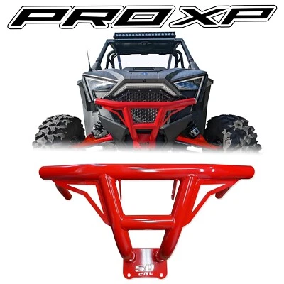 Protector de cepillo de parachoques delantero RZR Pro XP hecho en EE. UU. capa en polvo roja Foto 1 de 4
