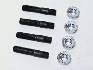 3/8" to 3/4" Turbo Spacer Stud Kit (M10 x 1.50) Serrated Nuts T3 T4 T6 (QTY 4) - Bild 1 von 1