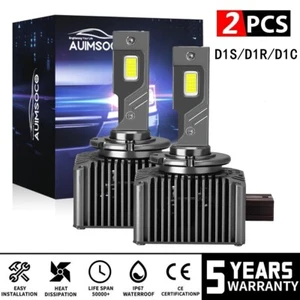 For BMW M3 M4 M5 M6 D1S LED Headlight Bulbs Replace HID Xenon White 10000K - Picture 1 of 13