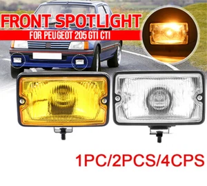 FOR PEUGEOT 205 FRONT CLEAR FOG LIGHT LAMP GTI CTI SPOTLIGHT DRIVING DRL 1x/2x - Picture 1 of 10