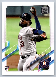 Tarjeta de béisbol de novato Cristian Javier Houston Astros 2021 Topps #183 - Imagen 1 de 2