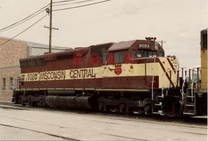3H302 RP 1989 WISCONSIN CENTRAL RAILROAD LOCO #9093 KC KS - Foto 1 di 1