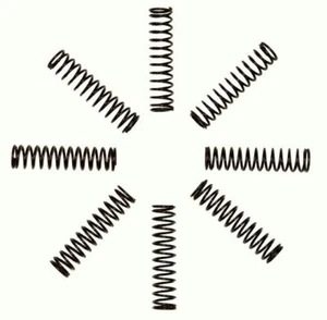 Muelles de velocidad progresiva T-MAXX®, TMAXX®, S-MAXX®, HD negros (8) piezas - Imagen 1 de 1