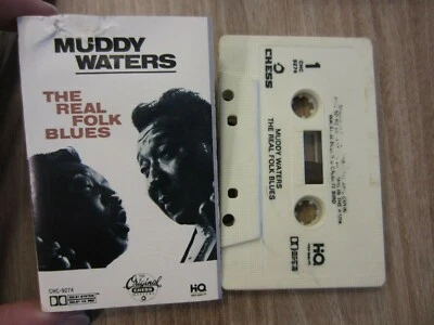 MUDDY WATERS '87 CHESS Masters cassette THE REAL FOLK BLUES tape tested VG - Image 1 of 4