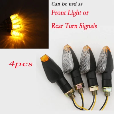 4x LED 3.5" plastic Mini Light For Suzuki GSX GSXS GSXR 600 750 1000 W X Z - Image 1 of 4