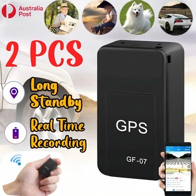 X2 Mini GPS Tracker Car Locator Kids Finder Magnetic Vehicle Real Time Tracking - Image 1 of 4