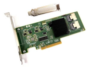 LSI Broadcom 9211-8i 6Gbps SATA SAS HBA Controller IT MODE Avago PCIe x8 2.0 - Bild 1 von 5
