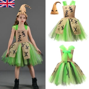 The Nightmare Before Christmas Oogie Boogie Kids Dress Girls Princess Skirt Suit - Picture 1 of 13