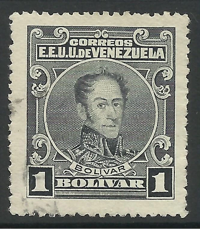 ВЕНЕСУЭЛА. 1924. 1 песо, Perf14. SG: 378. Б/у - Изображение 1 из 1